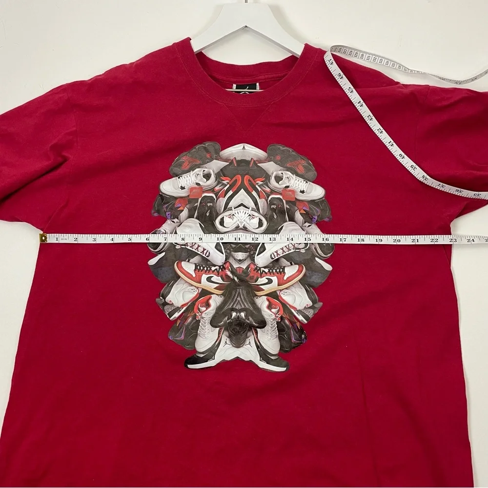 Vintage 2000s Jordan Brand Nike Jordan Jumpman Sneakers Graphic T Shirt Large